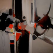 Sans titre – acrylique sur toile  100x100 - HZ 01