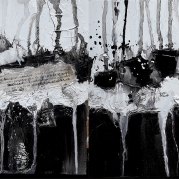 "Secret partagé I  et Secret partagé II" –  Dytique - Toile mixte acrylique sur bois 2 fois 20x20 - HZ 442 et  HZ 443
