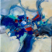 "L'olivier" - acrylique sur toile - 20x20 - Ref:HZ-221
