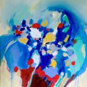 "Oser les couleurs" - acrylique sur toile 100x81 - HZ 294