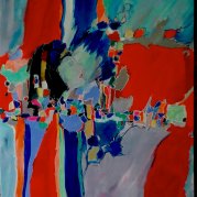 "Mille baisers" - acrylique sur toile 100x81 - HZ 295