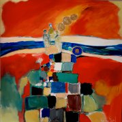 Sans titre - Acrylique sur toile 80X80 - HZ 477
